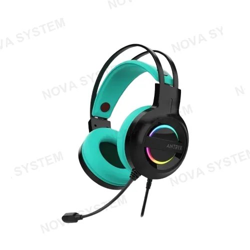 AUDIFONO GAMER, ANTRYX, IRIS-K 7.1 TURQUESA