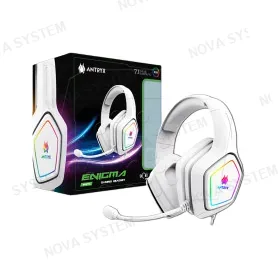 AUDIFONO GAMER, ANTRYX, ENIGMA WHITE 7.1 VIBRADOR