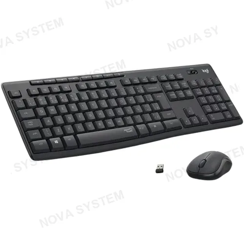 TECLADO + MOUSE, LOGITECH, MK295 WIRELESS USB BLACK