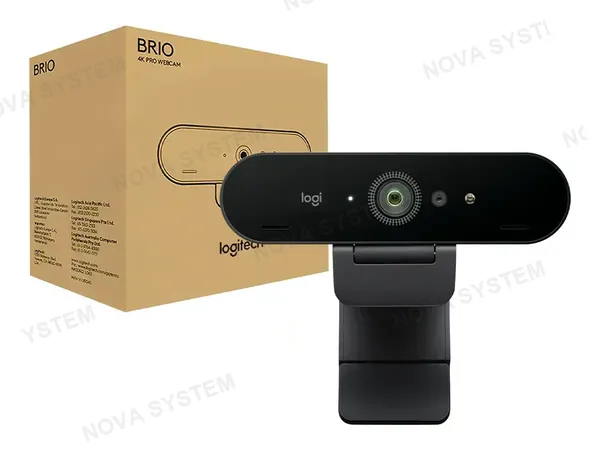 CAMARA WEB LOGITECH B2B BRIO 4K (960-001723) 4K 3840 X 2160, MICRÓFONO INCORPORADO, NEGRO