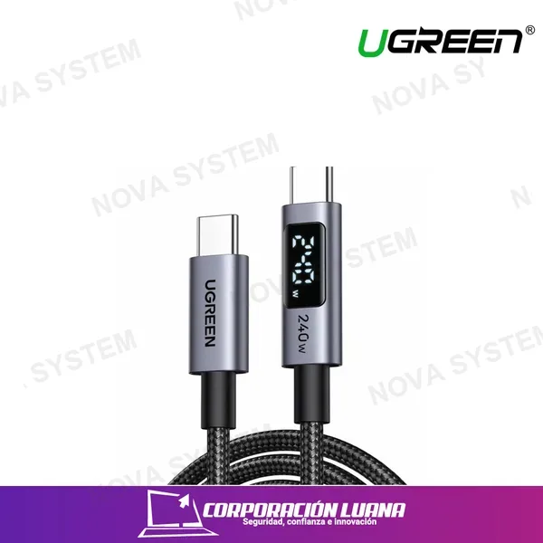 UGREEN 240W DIGITAL DISPLAY USB-C ( 65866 ) PD FAST CHARGING CABLE