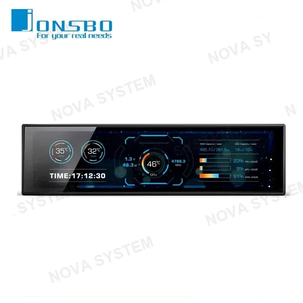 JONSBO DS916 BLACK PANTALLA ULTRAWIDE IPS 9.16" (PN:6970620555720) COMPUTERSHOP