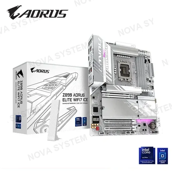 PLACA AORUS Z890 ELITE WIFI7 ICE ATX DDR5 LGA 1851 (PN:9MZ89EL7E-00-G11) COMPUTERSHOP