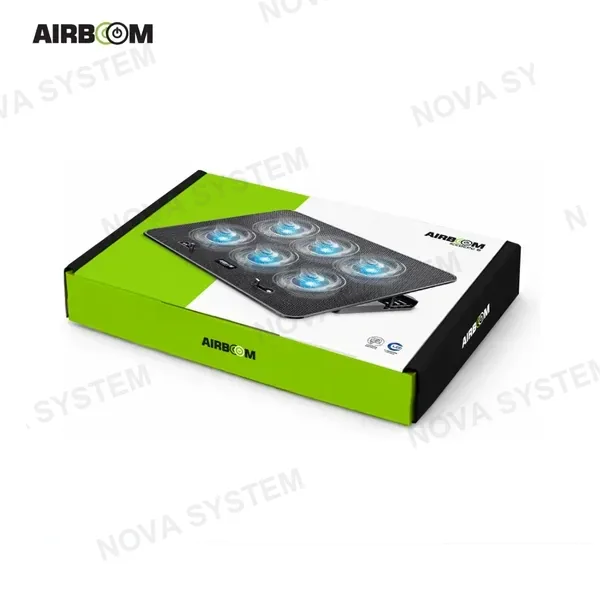 COOLER DE LAPTOP AIRBOOM ICEBERG 6 AB013 6FAN
