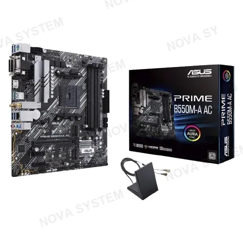 MBB ASUS AMD AM4 B550M-A AC WIFI BT AURA SYNC