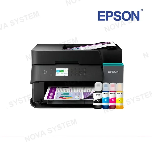 IMPRESORA EPSON MULTIFUNCIONAL ( L6370 ) C/SISTEMA CONTINUO | WIFI - DUPLEX | PANTALLA | ADF