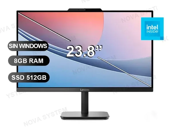 AIO LENOVO V100 INTEL N100/ 8GB/ SSD512GB/ 23.8/ FREE/ 13JA003RLD
