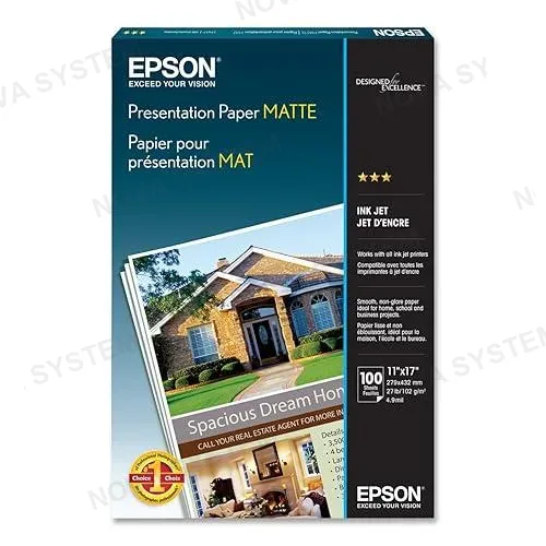 EPSON EPSON S041070 Papel Mate para Presentaciones 11x17
