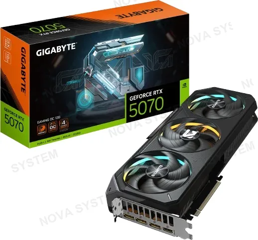 TARJETA DE VIDEO GIGABYTE RTX 5070 GAMING OC 12GB GDDR7 OC