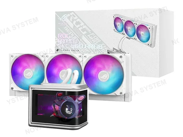 SISTEMA DE ENFRIAMIENTO LIQUIDO ASUS ROG RYUO IV SLC 360 WHITE (RYUO IV SLC 360 ARGB WHT) LED- ARGB