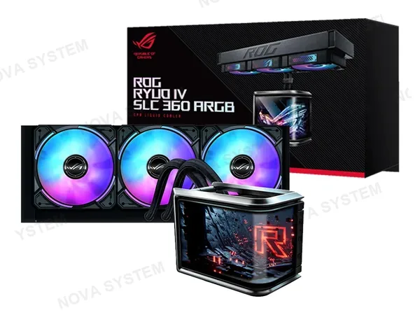SISTEMA DE ENFRIAMIENTO LIQUIDO ASUS ROG RYUO IV 360 (ROG RYUO IV SLC 360 ARGB) LED- ARGB