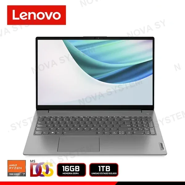 LAPTOP LENOVO V15 G4 ABP AMD RYZEN 7 7730U/15.6" FHD/16GB DDR4/SSD 1TB/SIN SISTEMA OPERATIVO COMPUTERSHOP