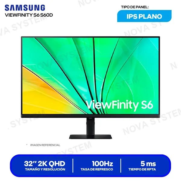 ( LS32D600EALXZA ) MONITOR SAMSUNG VIEWFINITY S6 32 ( LS32D600EALXZA ) 2K ...