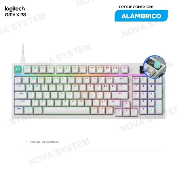 ( 920-014226 ) TECLADO GAMER LOGITECH G316 X 98 ( 920-014226 ) SWITCH ...