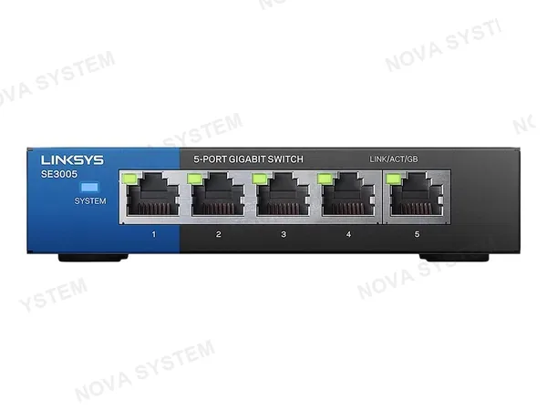 SWITCH LINKSYS 5 PUERTOS (SE3005) 10/100/1000 MBPS, NO ADMINISTRABLE