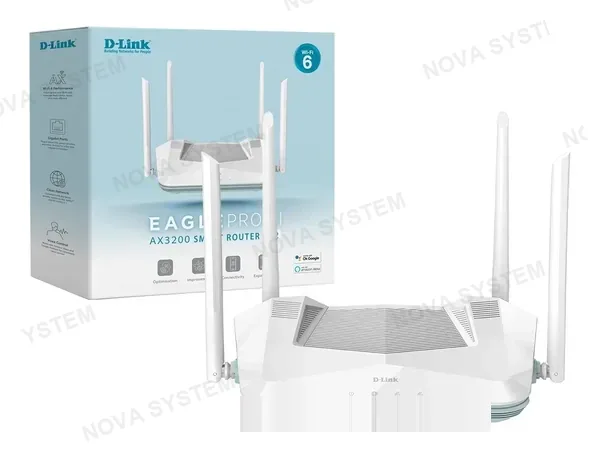 ROUTER D-LINK SMART AX3200 EAGLE PRO AI (R32) WI-FI 6, DUAL BAND