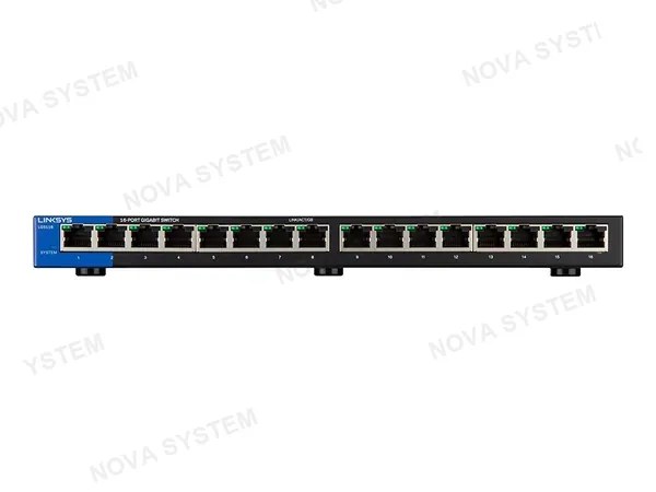 SWITCH LINKSYS 16 PUERTOS (LGS116) 10/100/1000 MBPS, NO ADMINISTRABLE