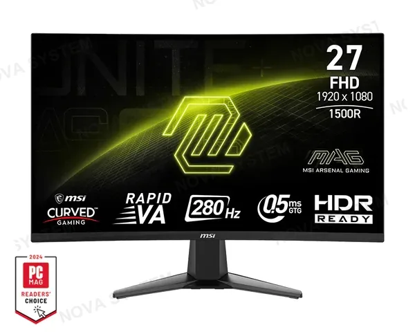 MSI MSI MAG 276CXF Monitor 27" FHD Curva 1500R Rapid VA