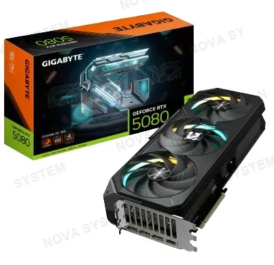 TARJETA DE VIDEO, GIGABYTE, GAMING OC 3F 16G GB RTX 5080 GDDR7