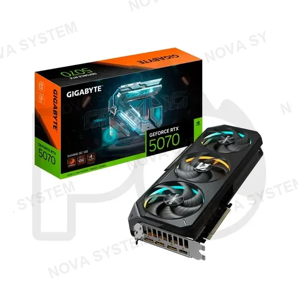 TARJETA DE VIDEO GIGABYTE RTX 5070 GAMING OC 12GB GDDR7