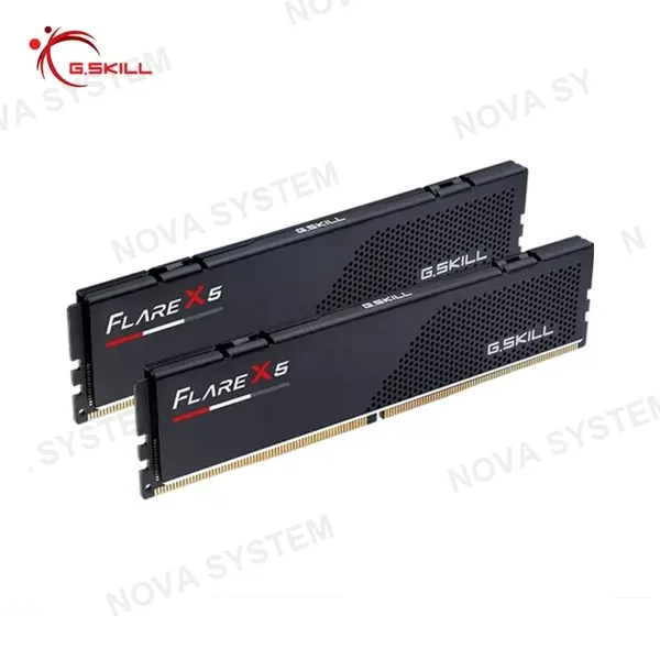 MEMORIA RAM G.SKILL FLARE X5 INTEL AMD 32GB (16GBX2) DDR5 6000MHZ BK CL36