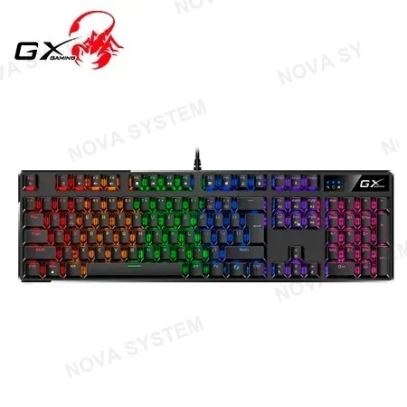 GENIUS GENIUS SCORPION K12 Teclado Gaming RGB LED USB - Negro 31310057401