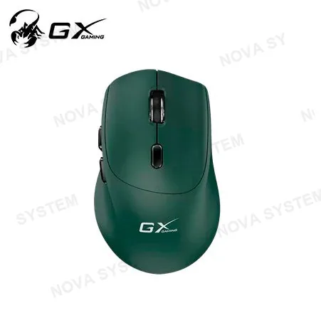 GENIUS GENIUS M8100 Mouse Gaming Inalámbrico Dual 3200DPI 6 Botones AI Copilot - Verde Militar 31060002401
