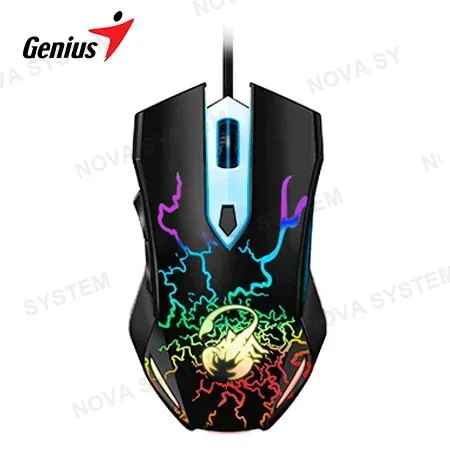 GENIUS GENIUS SCORPION SPEAR Mouse 2000DPI 6 Botones RGB - Negro 31040002400