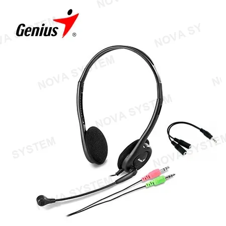 GENIUS GENIUS HS-200C Audífono con Micrófono Multiplataforma - Negro 31710151104