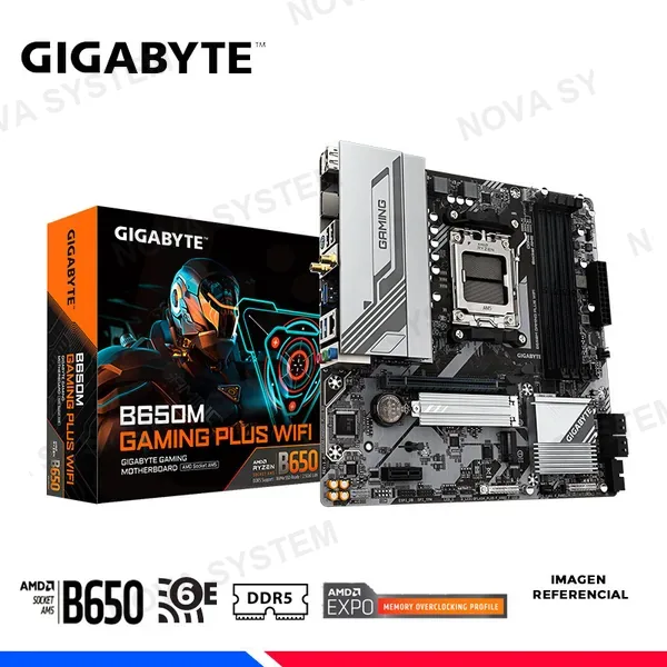 MAINBOARD GIGABYTE B650M GAMING PLUS WIFI, AM5, AMD