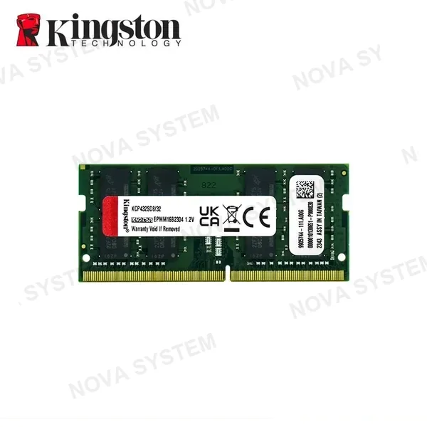 MEMORIA 32GB DDR4 SODIMM KINGSTON KCP BUS 3200MHZ (PN:KCP432SD8/32) ** OEM **