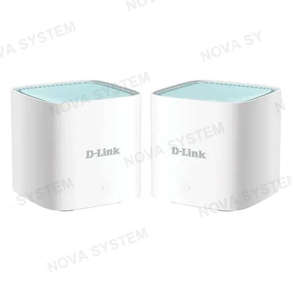 D-LINK D-LINK M15/2/LNA 2-PACK Router Mesh M15 EAGLE PRO Ai WiFi6 AX1500 Gigabit Doble Banda