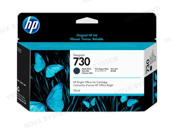 HP TINTA HP P2V65A (730) MATTE BLACK P/ DESIGNJET INK 130ML