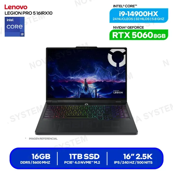 ( 83NN0053LM ) LAPTOP LENOVO LEGION PRO 5 16IRX10 ( 83NN0053LM ) INTEL...