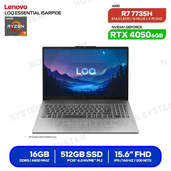 LENOVO ( 83S0001LLM ) LAPTOP LENOVO LOQ ESSENTIAL 15ARP10E ( 83S0001LLM ) | A...