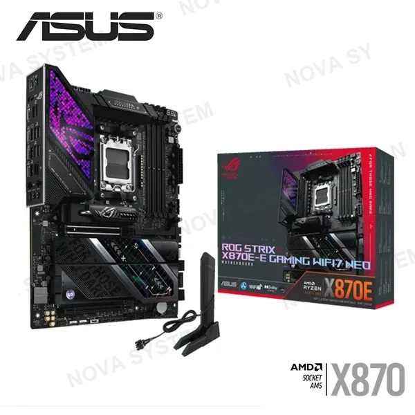 PLACA ASUS ROG STRIX X870E-E GAMING WIFI7 NEO ATX DDR5 AMD AM5 COMPUTERSHOP