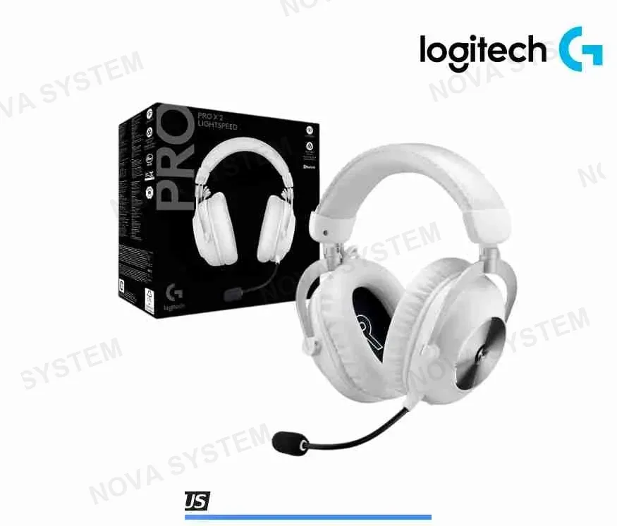 Logitech AUDIFONOS C/MICROFONO LOGITECH G PRO X2 LIGHTSPEED ( 981-001268 ) WHITE | WIRELESS - BT - 3.5MM