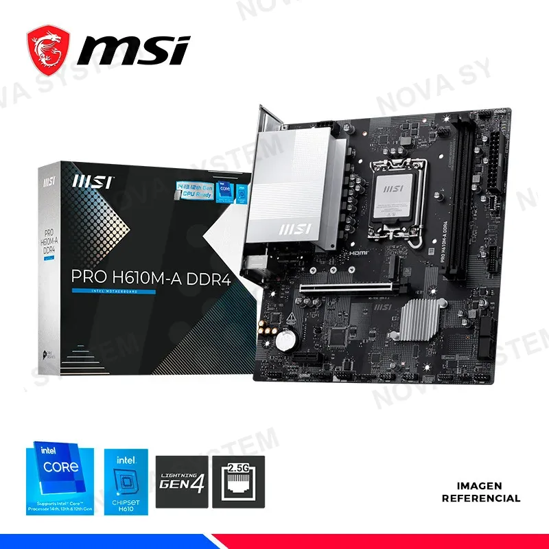 MSI MAINBOARD MSI PRO H610M-A DDR4, LGA 1700