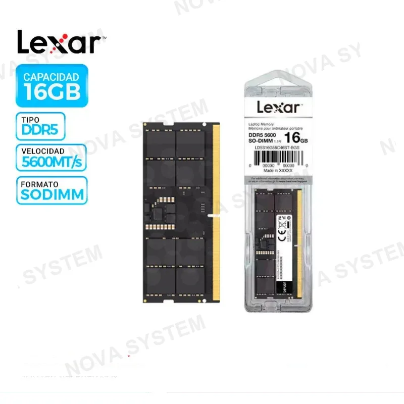 LEXAR MEM. RAM SODIMM LEXAR 16GB DDR5 5600MT/s