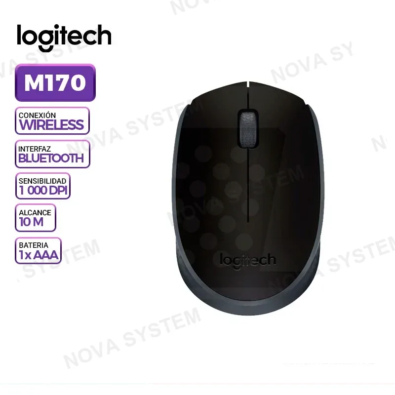 LOGITECH MOUSE LOGITECH M170 WIRELESS BLACK