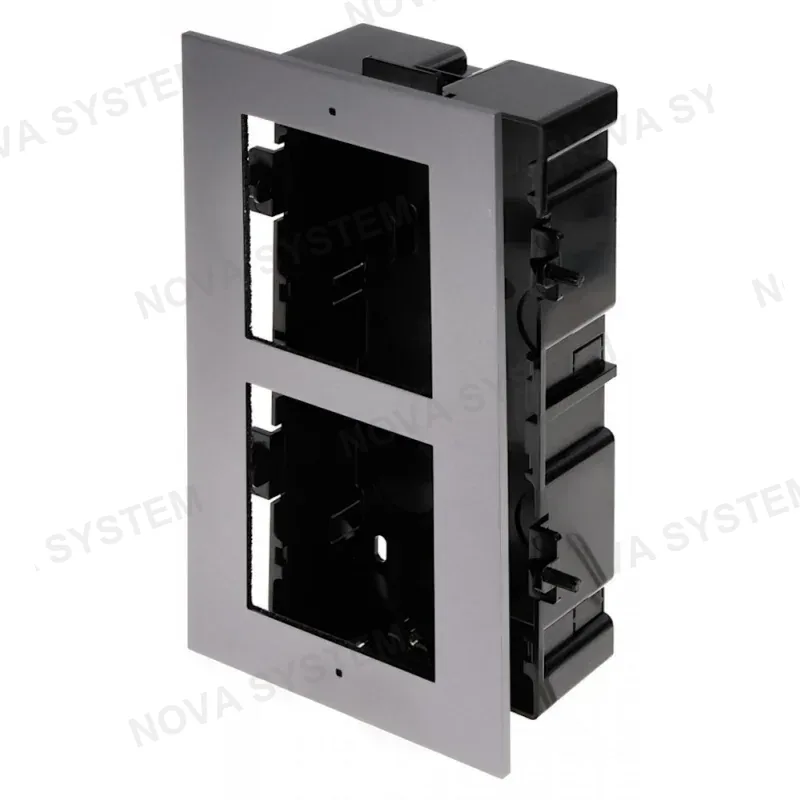 HIKVISION DS-KD-ACF2/PLASTIC Montaje Empotrado para Dos Módulos de Videoportero