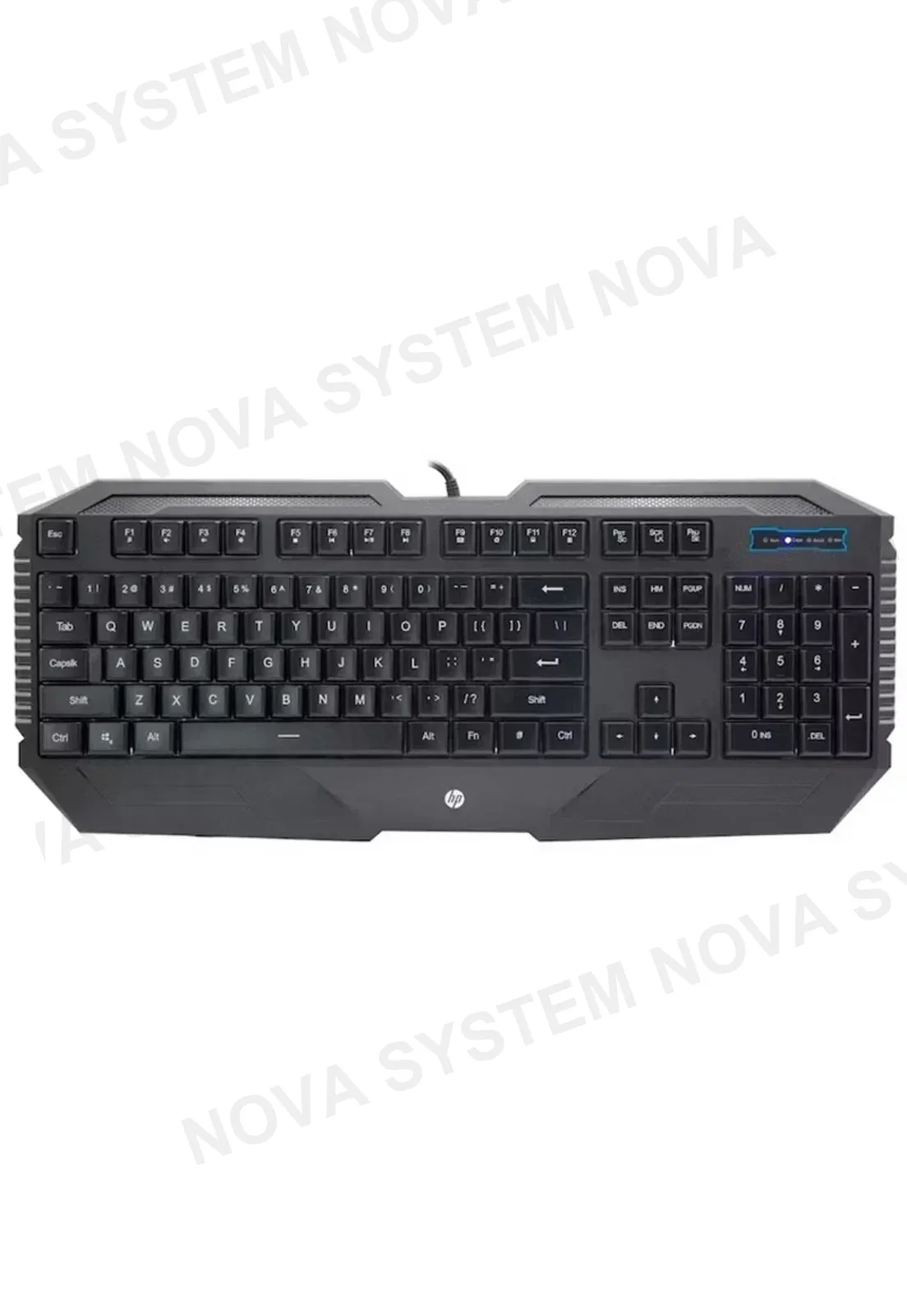 HP K130 Teclado Ergonómico 105 Teclas Soporte de Muñeca y Cable USB