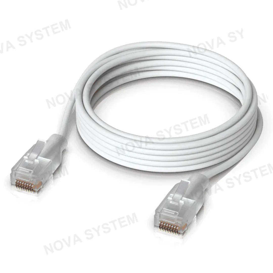 UBIQUITI UACC-CABLE-PATCH-EL-0.15M-W Patch Cord RJ45 CAT6 15cm