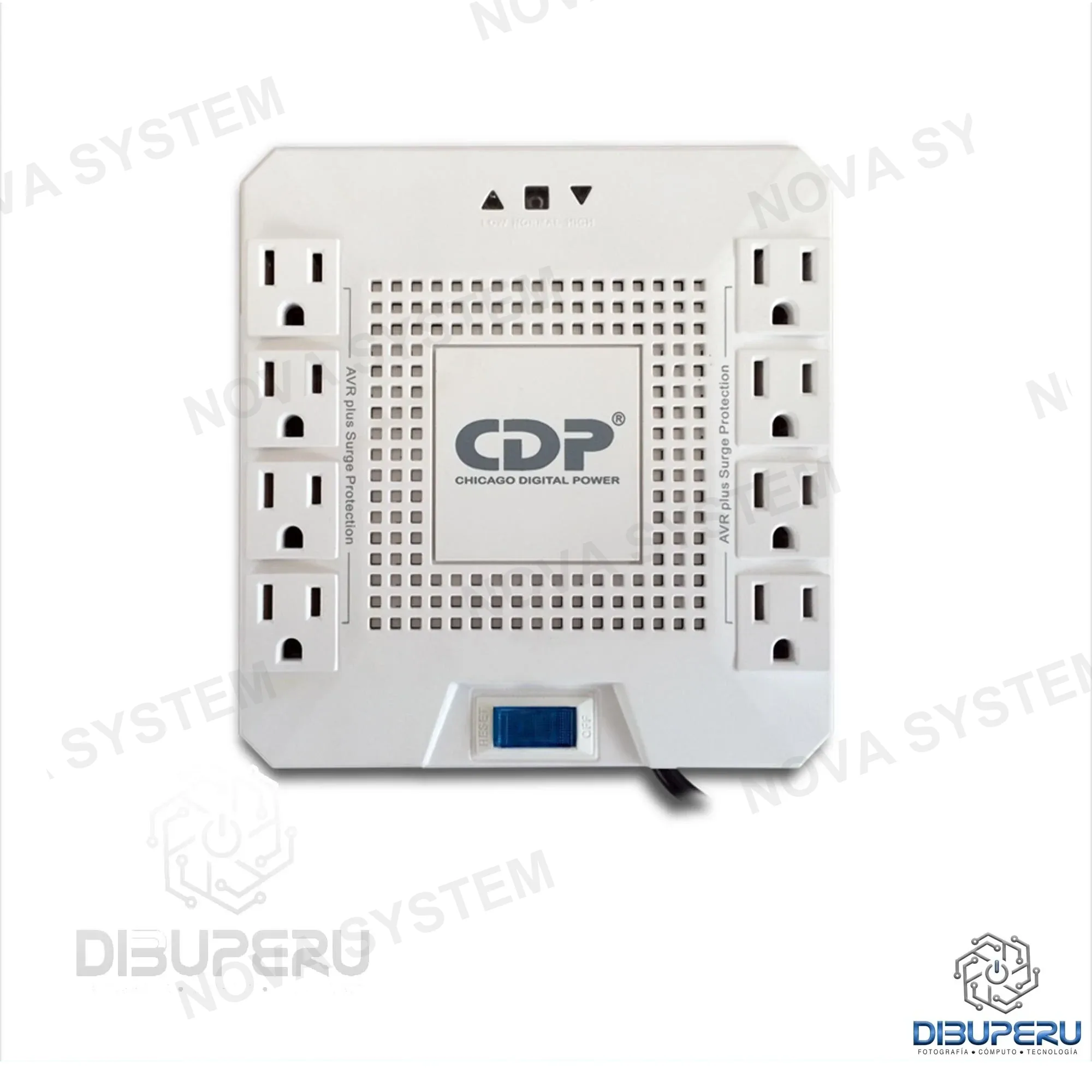 CDP ESTABILIZADOR CDP R-AVR1808I 8TOMAS 1800VA 1000W