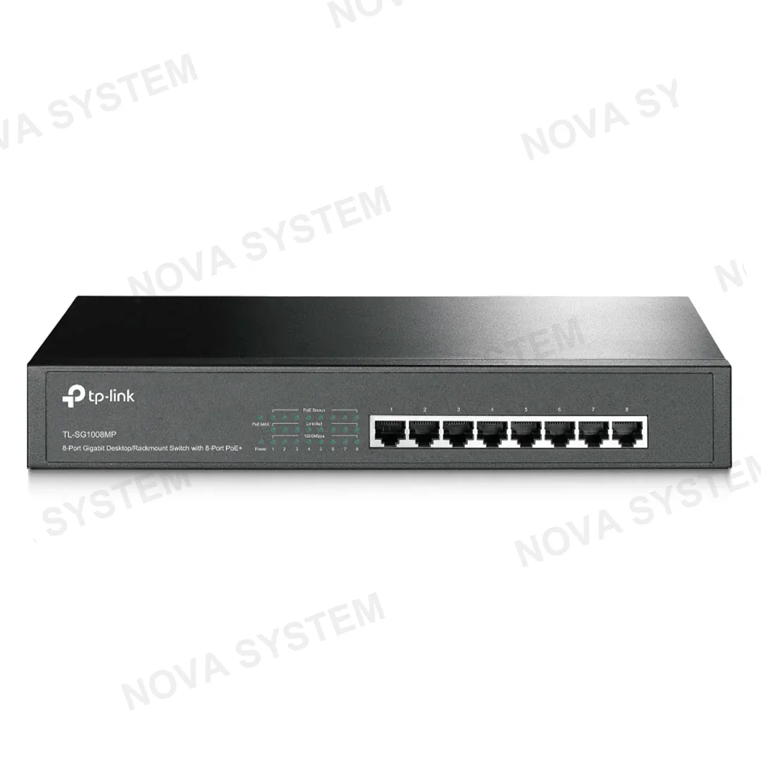TP-LINK SWITCH TP-LINK TL-SG1008MP 8PTS POE GIGABIT 153W