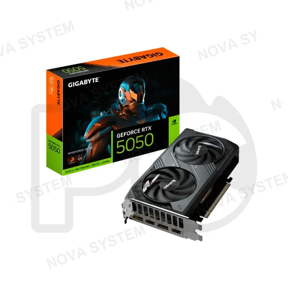 GIGABYTE TARJETA DE VIDEO GIGABYTE RTX 5050 WINDFORCE OC 8GB GDDR6