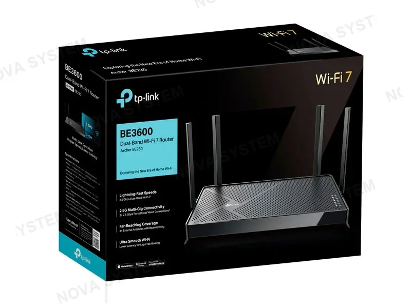 TP-LINK ROUTER TP-LINK ARCHER BE230 WI-FI 7 BE3600