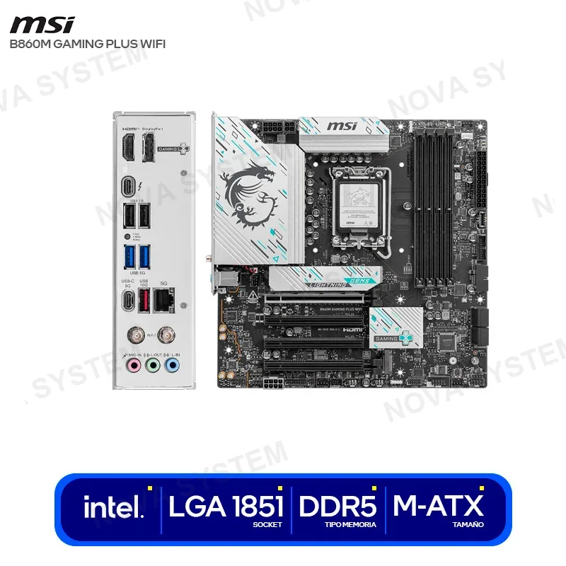 MSI MOTHERBOARD MSI B860M GAMING PLUS WIFI ( B860M GAMING P...