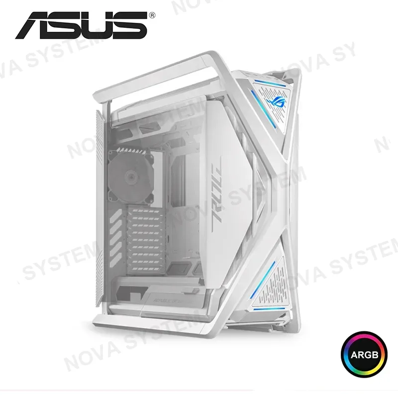 ASUS CASE ASUS ROG STRIX HYPERION GR701 ARGB WHITE SIN FUENTE VIDRIO TEMPLADO FULL TOWER