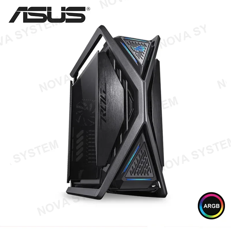 ASUS CASE ASUS ROG STRIX HYPERION GR701 ARGB BLACK SIN FUENTE VIDRIO TEMPLADO FULL TOWER (PN:90DC00F0'B38000)